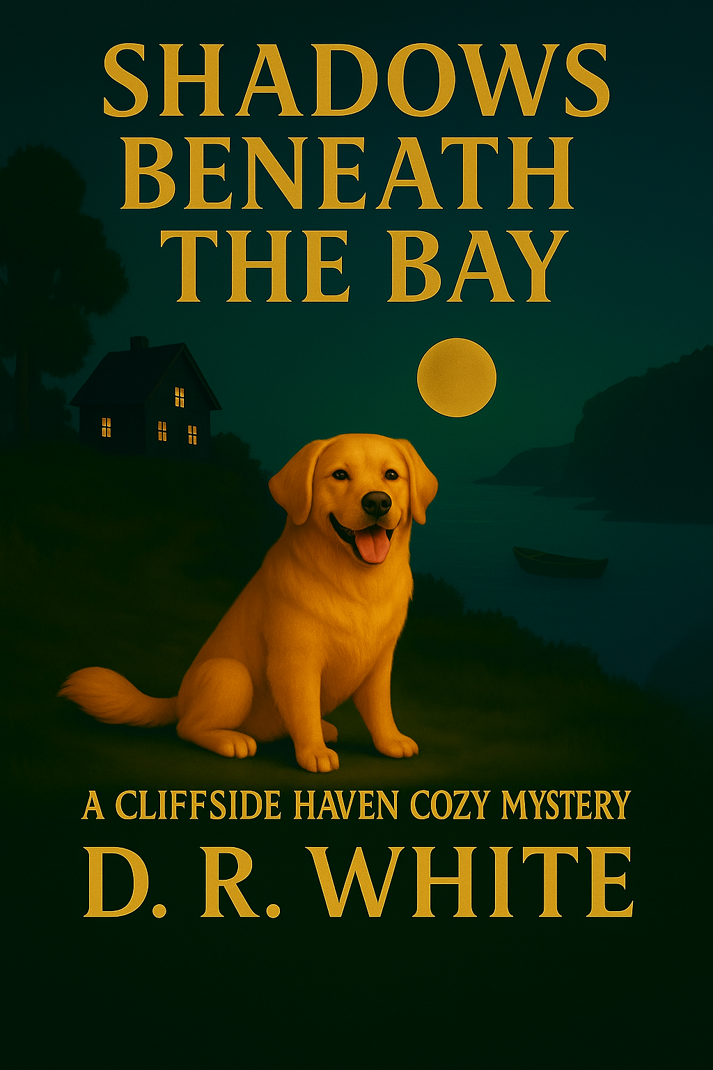 Shadows Beneath the Bay Book Cover, A Cliffside Haven Mystery — Book 2